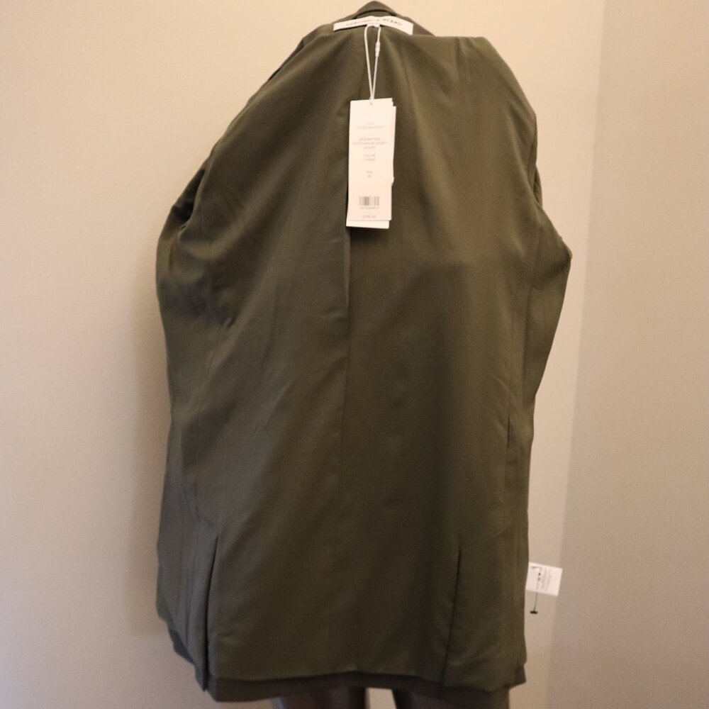 Veronica Beard Hutchinson Dickey Blazer Army Green Jacket Oversize Fit New Tags - Picture 5 of 9